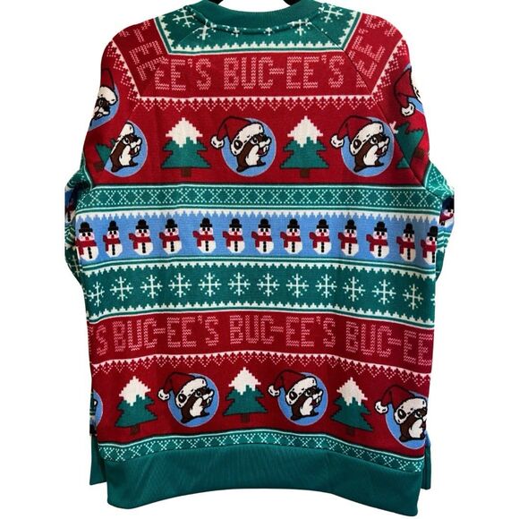 Buc-ee’s Bucees Beaver Christmas Holiday Ugly Sweater - XL - Picture 4 of 14